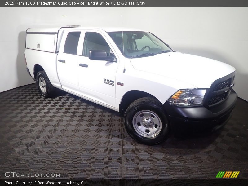 Bright White / Black/Diesel Gray 2015 Ram 1500 Tradesman Quad Cab 4x4