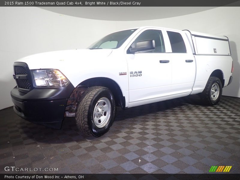 Bright White / Black/Diesel Gray 2015 Ram 1500 Tradesman Quad Cab 4x4