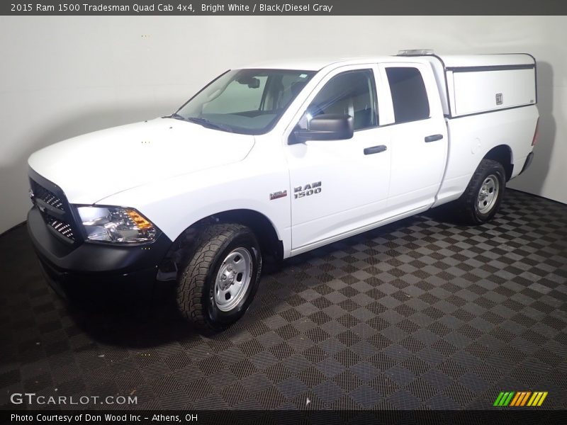 Bright White / Black/Diesel Gray 2015 Ram 1500 Tradesman Quad Cab 4x4