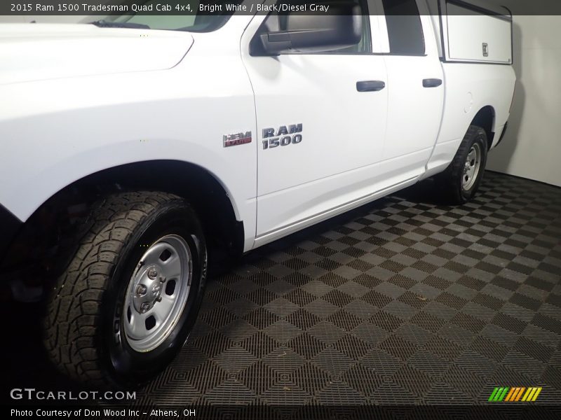 Bright White / Black/Diesel Gray 2015 Ram 1500 Tradesman Quad Cab 4x4