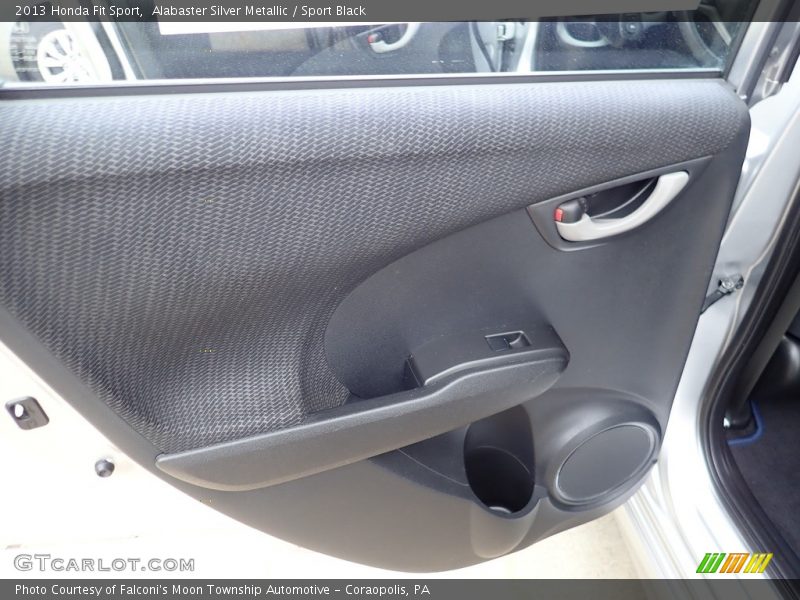 Alabaster Silver Metallic / Sport Black 2013 Honda Fit Sport