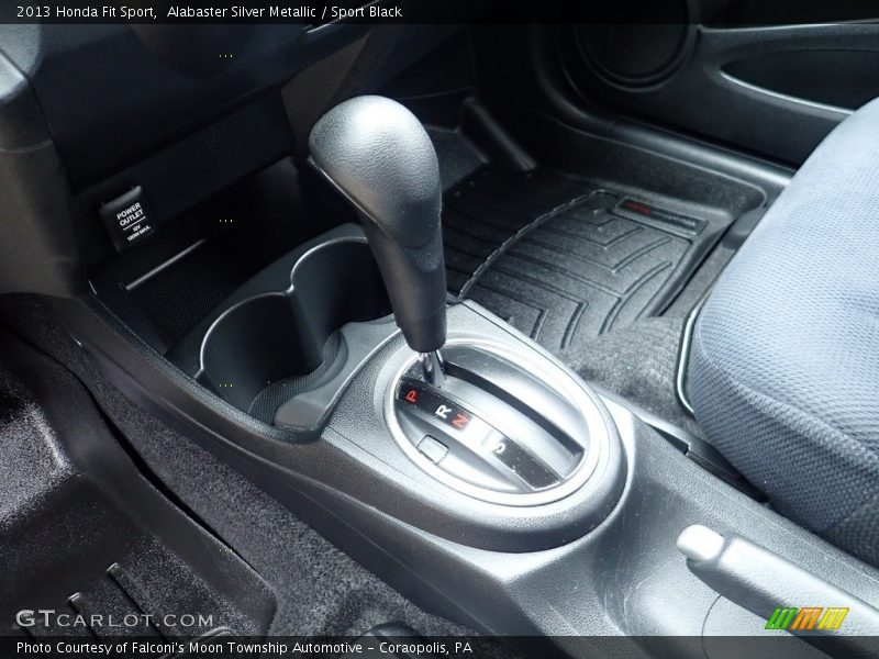 Alabaster Silver Metallic / Sport Black 2013 Honda Fit Sport