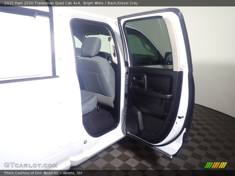 Bright White / Black/Diesel Gray 2015 Ram 1500 Tradesman Quad Cab 4x4