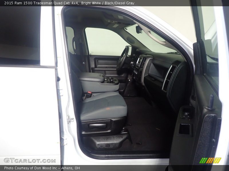 Bright White / Black/Diesel Gray 2015 Ram 1500 Tradesman Quad Cab 4x4