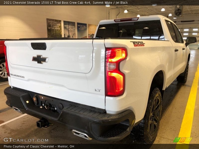 Summit White / Jet Black 2021 Chevrolet Silverado 1500 LT Trail Boss Crew Cab 4x4