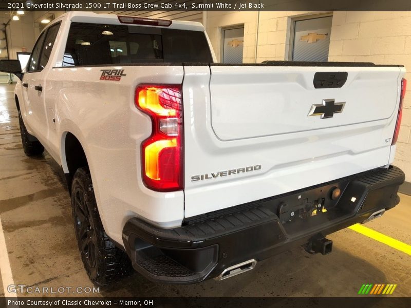 Summit White / Jet Black 2021 Chevrolet Silverado 1500 LT Trail Boss Crew Cab 4x4