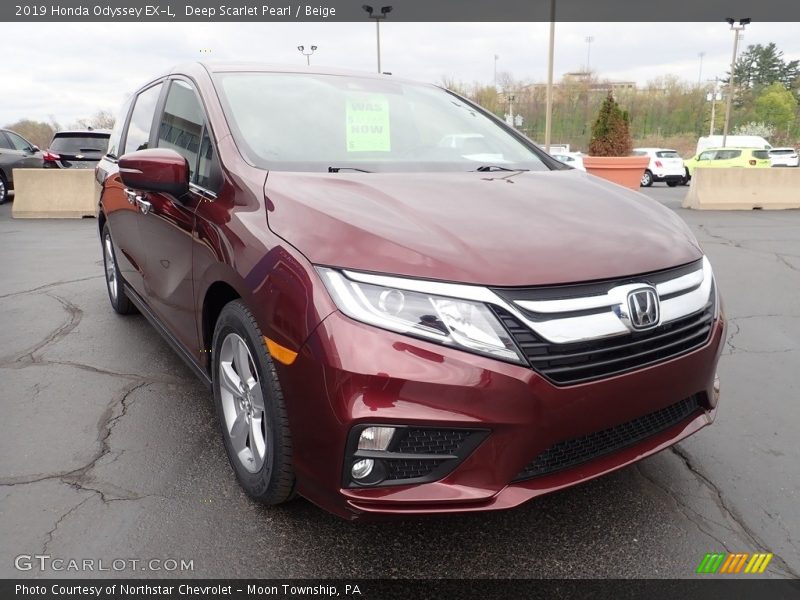 Front 3/4 View of 2019 Odyssey EX-L