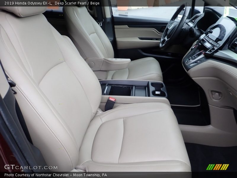 Deep Scarlet Pearl / Beige 2019 Honda Odyssey EX-L