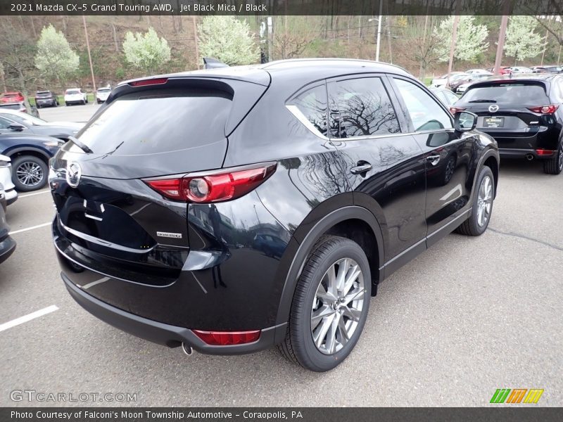 Jet Black Mica / Black 2021 Mazda CX-5 Grand Touring AWD