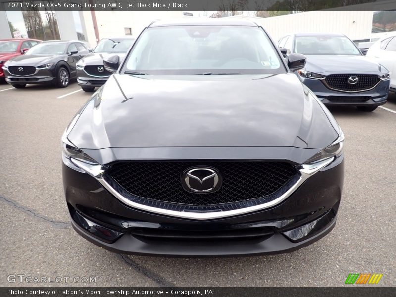 Jet Black Mica / Black 2021 Mazda CX-5 Grand Touring AWD