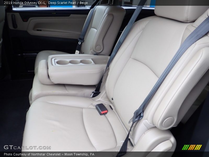 Deep Scarlet Pearl / Beige 2019 Honda Odyssey EX-L
