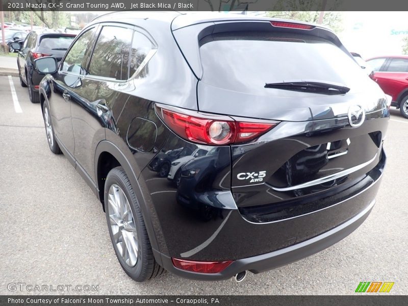 Jet Black Mica / Black 2021 Mazda CX-5 Grand Touring AWD