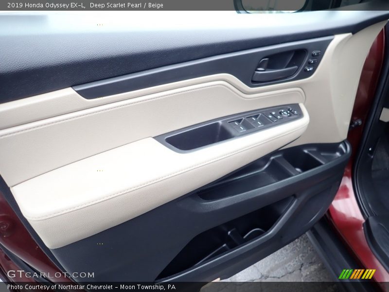Deep Scarlet Pearl / Beige 2019 Honda Odyssey EX-L