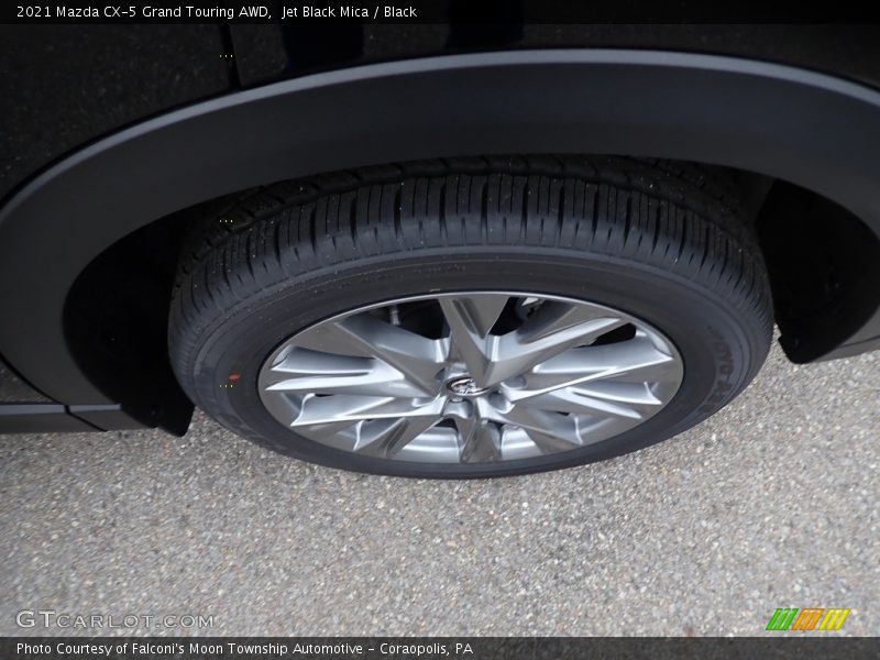 Jet Black Mica / Black 2021 Mazda CX-5 Grand Touring AWD