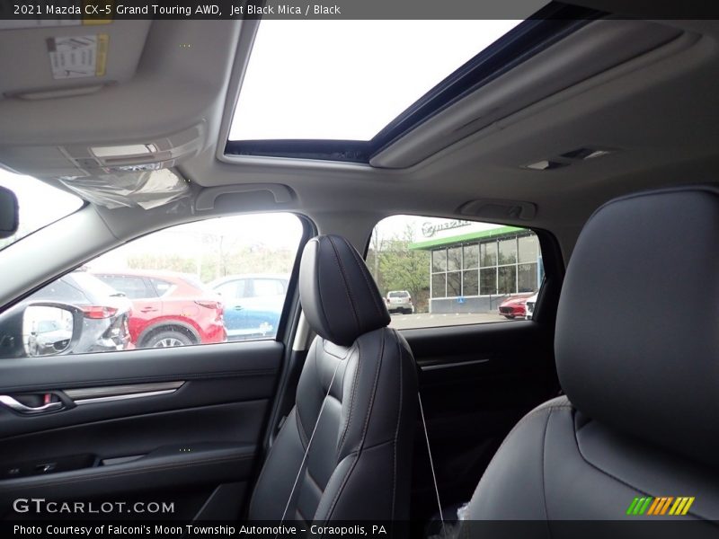 Jet Black Mica / Black 2021 Mazda CX-5 Grand Touring AWD