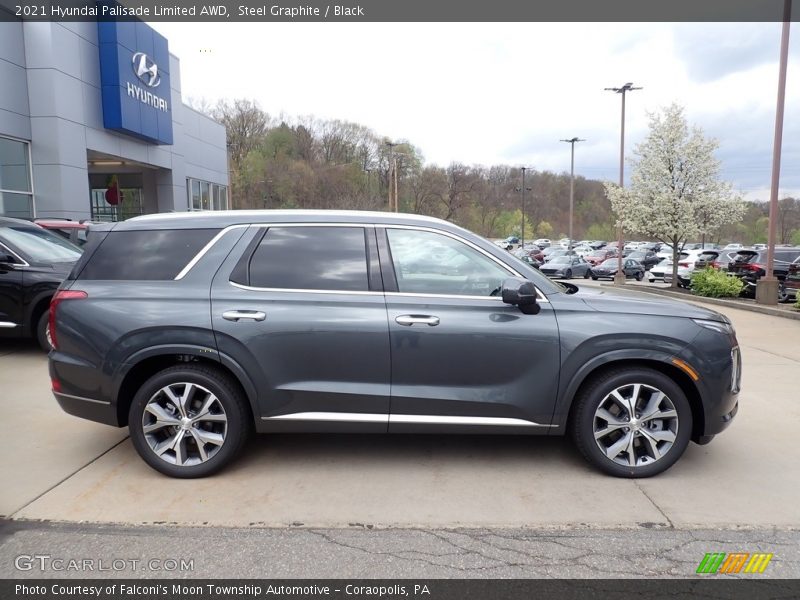 Steel Graphite / Black 2021 Hyundai Palisade Limited AWD