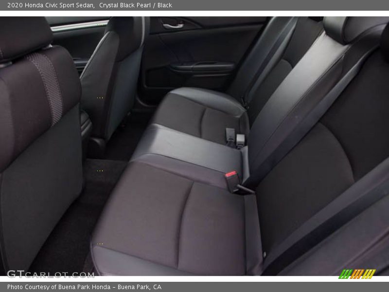 Crystal Black Pearl / Black 2020 Honda Civic Sport Sedan
