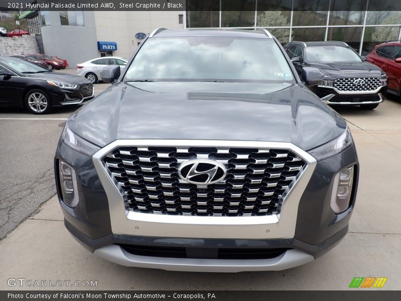 Steel Graphite / Black 2021 Hyundai Palisade Limited AWD