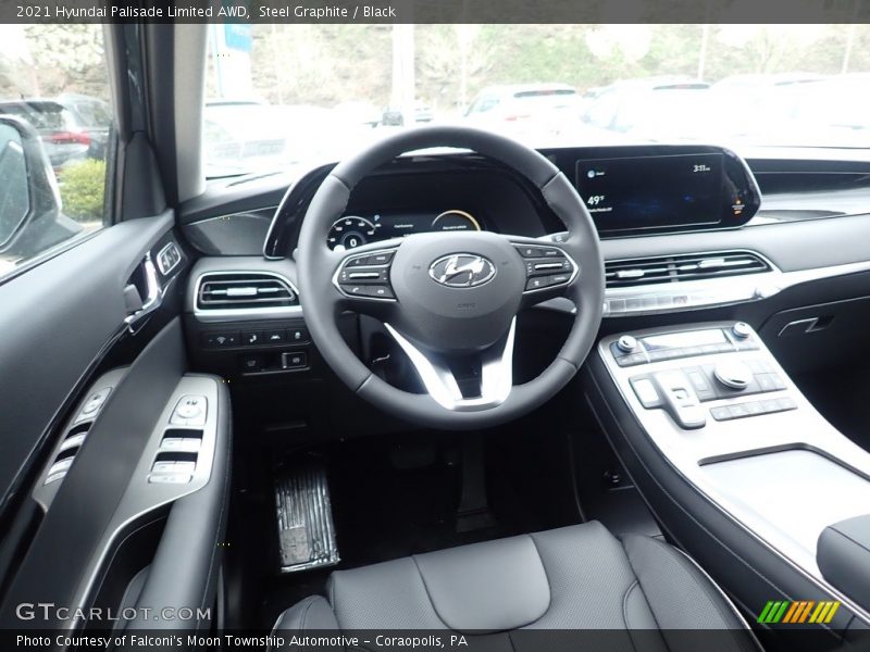 Steel Graphite / Black 2021 Hyundai Palisade Limited AWD