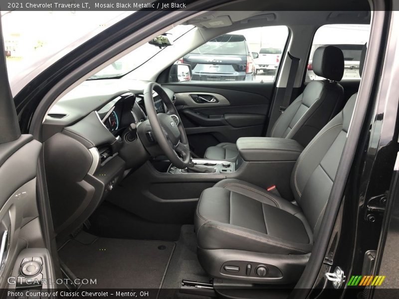 Mosaic Black Metallic / Jet Black 2021 Chevrolet Traverse LT