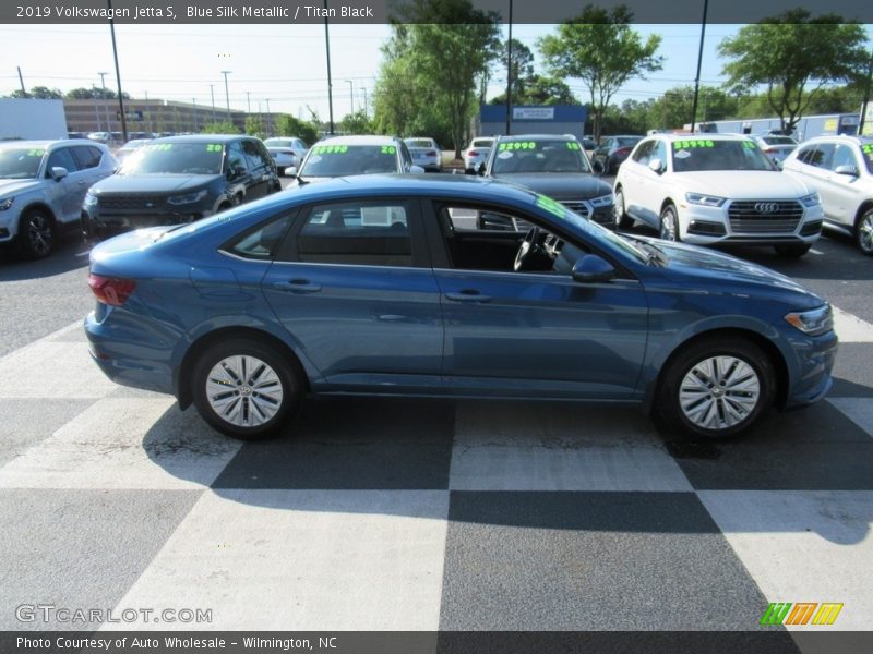 Blue Silk Metallic / Titan Black 2019 Volkswagen Jetta S