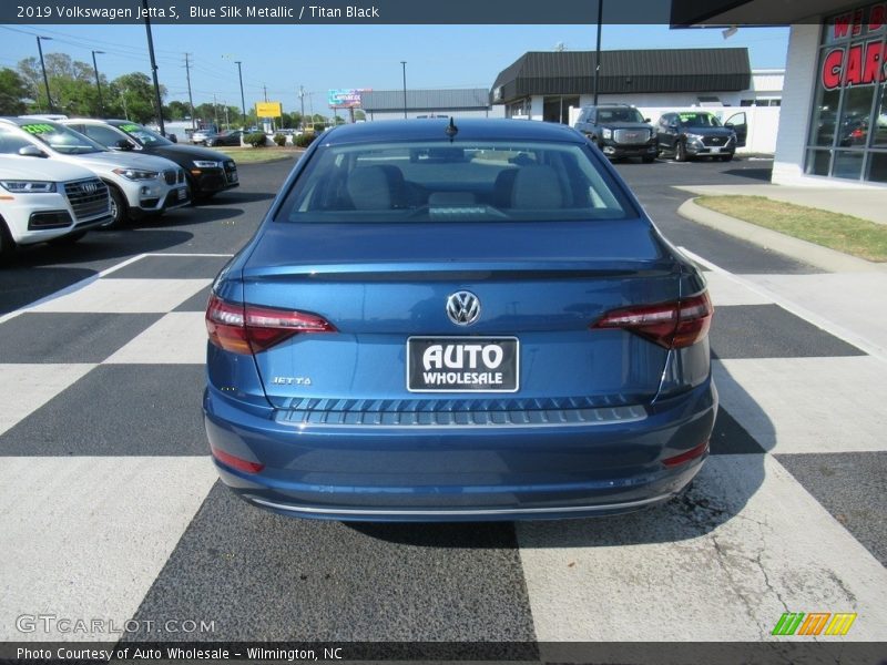 Blue Silk Metallic / Titan Black 2019 Volkswagen Jetta S