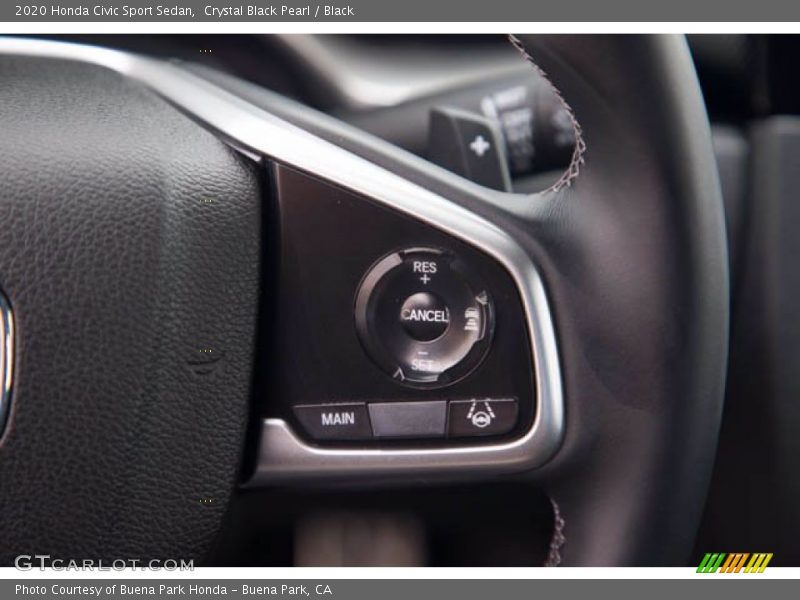 Crystal Black Pearl / Black 2020 Honda Civic Sport Sedan