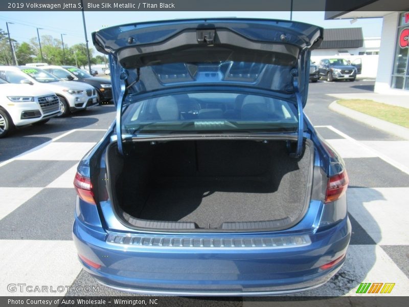 Blue Silk Metallic / Titan Black 2019 Volkswagen Jetta S