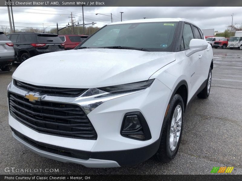 Summit White / Jet Black 2021 Chevrolet Blazer LT AWD
