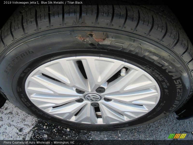 Blue Silk Metallic / Titan Black 2019 Volkswagen Jetta S