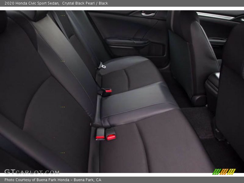 Crystal Black Pearl / Black 2020 Honda Civic Sport Sedan