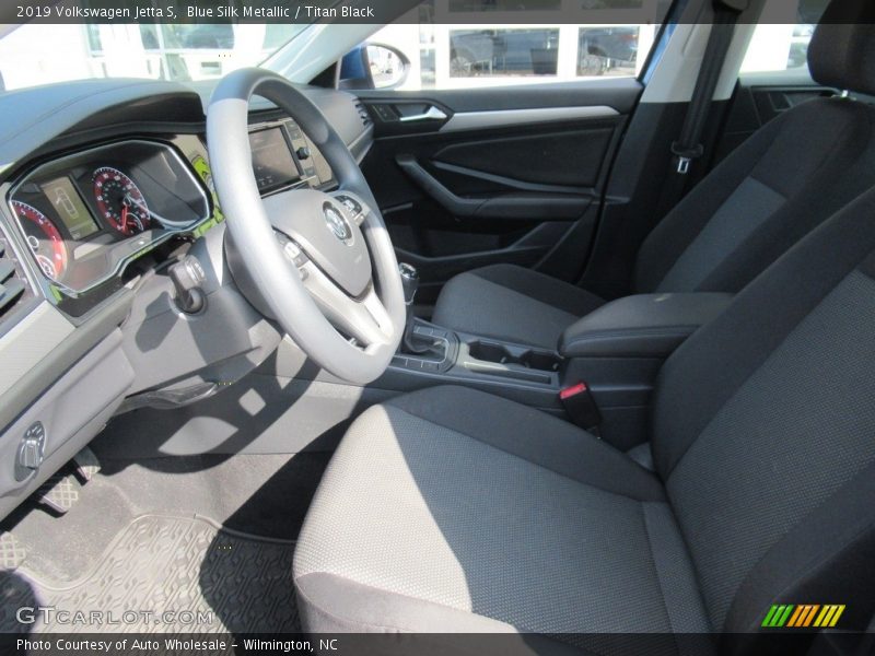 Blue Silk Metallic / Titan Black 2019 Volkswagen Jetta S