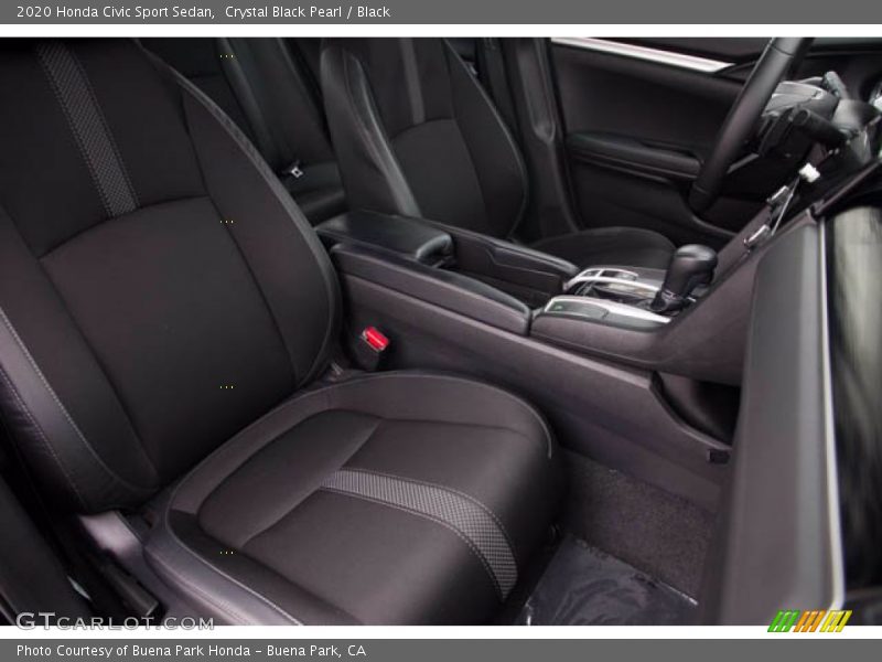Crystal Black Pearl / Black 2020 Honda Civic Sport Sedan