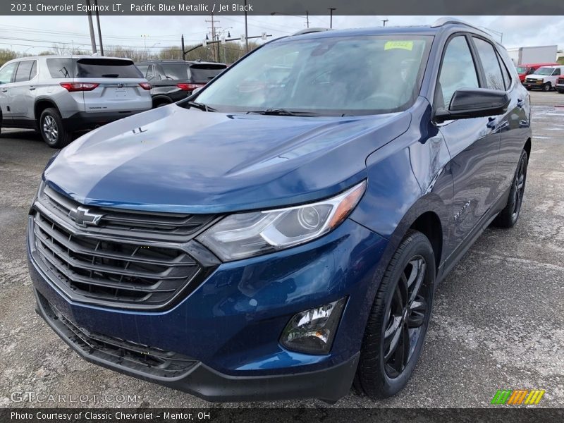 Pacific Blue Metallic / Jet Black 2021 Chevrolet Equinox LT