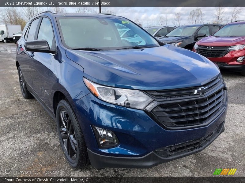 Pacific Blue Metallic / Jet Black 2021 Chevrolet Equinox LT