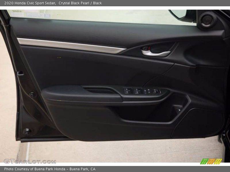 Crystal Black Pearl / Black 2020 Honda Civic Sport Sedan