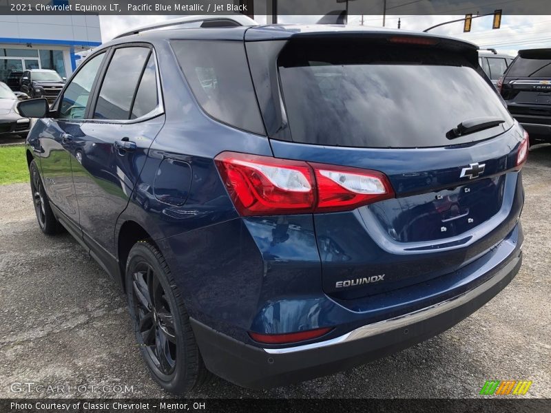 Pacific Blue Metallic / Jet Black 2021 Chevrolet Equinox LT