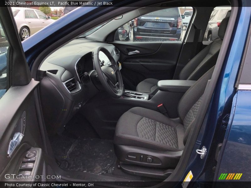 Pacific Blue Metallic / Jet Black 2021 Chevrolet Equinox LT