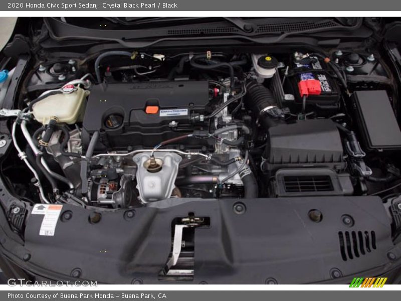 Crystal Black Pearl / Black 2020 Honda Civic Sport Sedan
