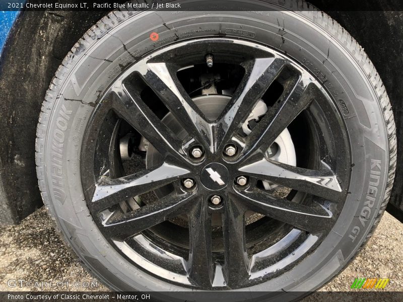 Pacific Blue Metallic / Jet Black 2021 Chevrolet Equinox LT