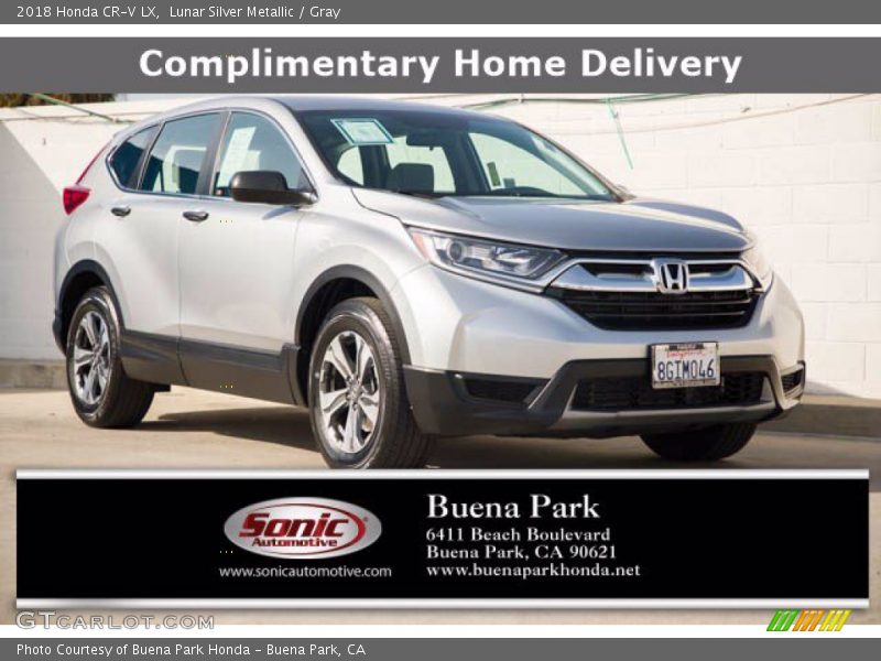 Lunar Silver Metallic / Gray 2018 Honda CR-V LX