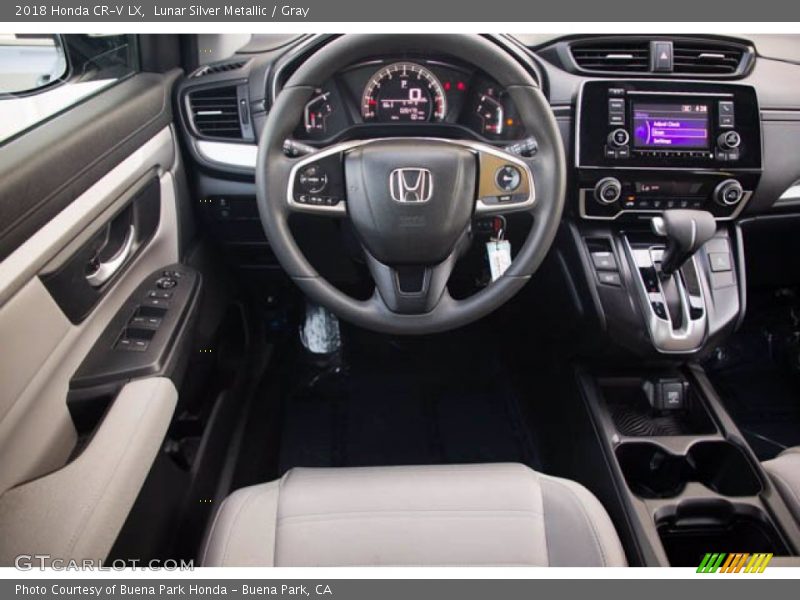 Lunar Silver Metallic / Gray 2018 Honda CR-V LX