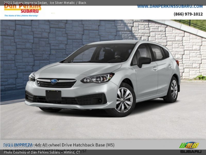 Ice Silver Metallic / Black 2021 Subaru Impreza Sedan