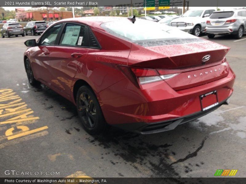 Scarlet Red Pearl / Black 2021 Hyundai Elantra SEL