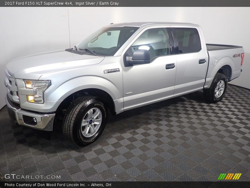 Ingot Silver / Earth Gray 2017 Ford F150 XLT SuperCrew 4x4