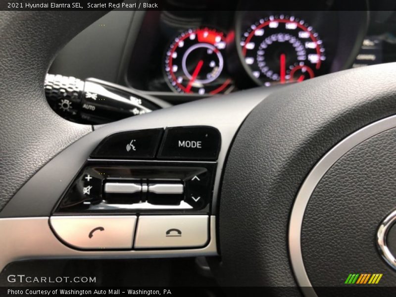 Scarlet Red Pearl / Black 2021 Hyundai Elantra SEL