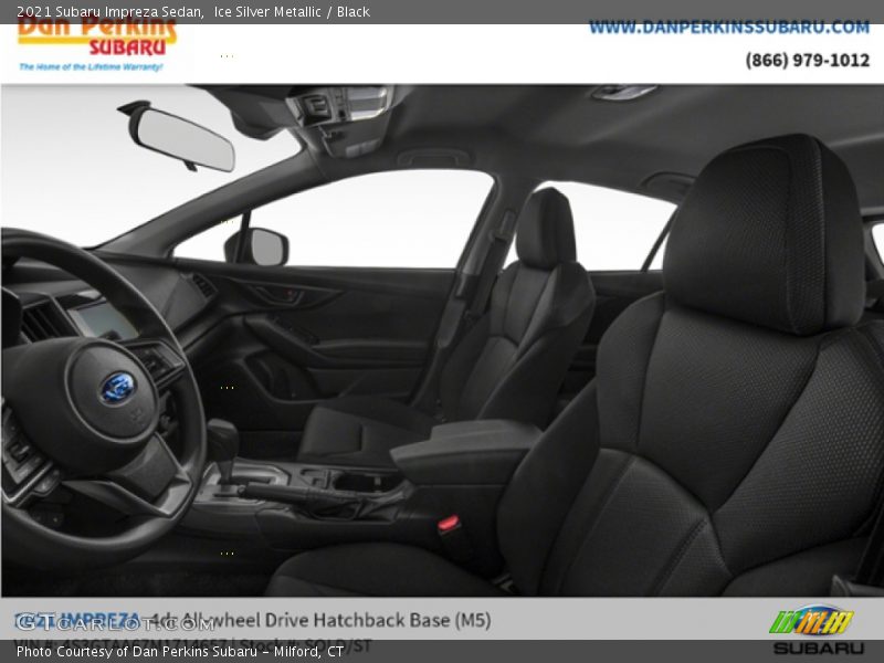Ice Silver Metallic / Black 2021 Subaru Impreza Sedan