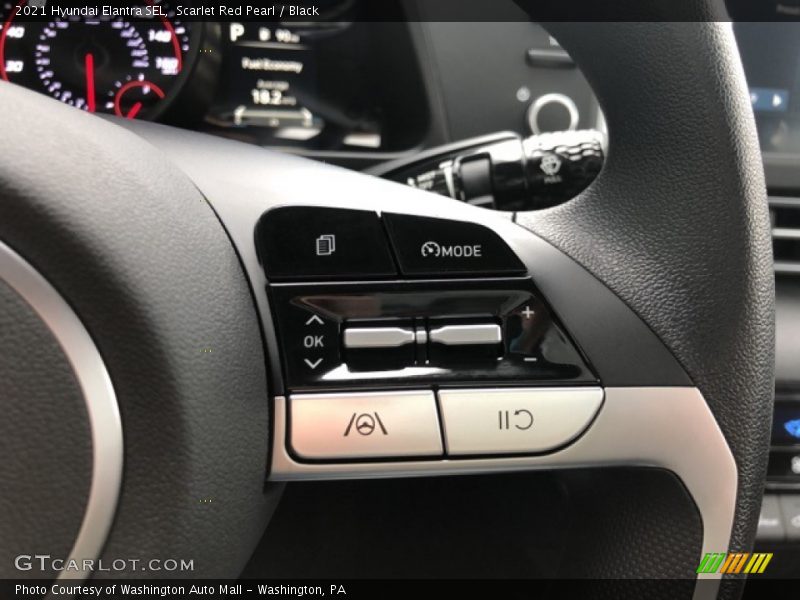 Scarlet Red Pearl / Black 2021 Hyundai Elantra SEL