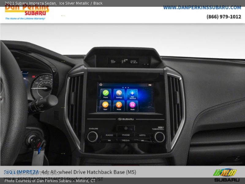 Ice Silver Metallic / Black 2021 Subaru Impreza Sedan