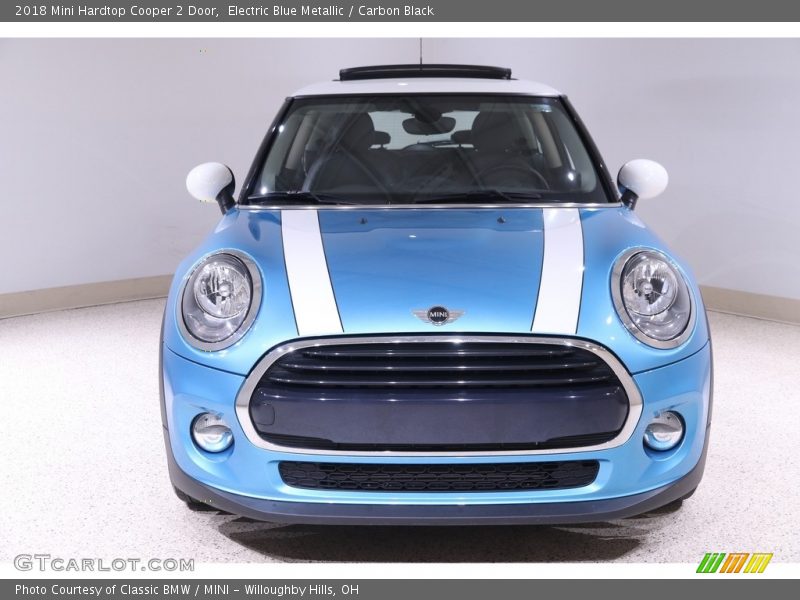 Electric Blue Metallic / Carbon Black 2018 Mini Hardtop Cooper 2 Door